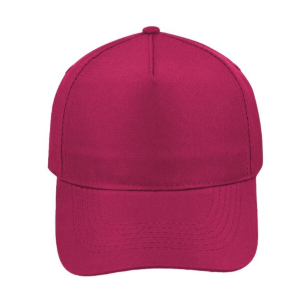 V5002CERISE - 5 Panel Promo Cap - Cerise