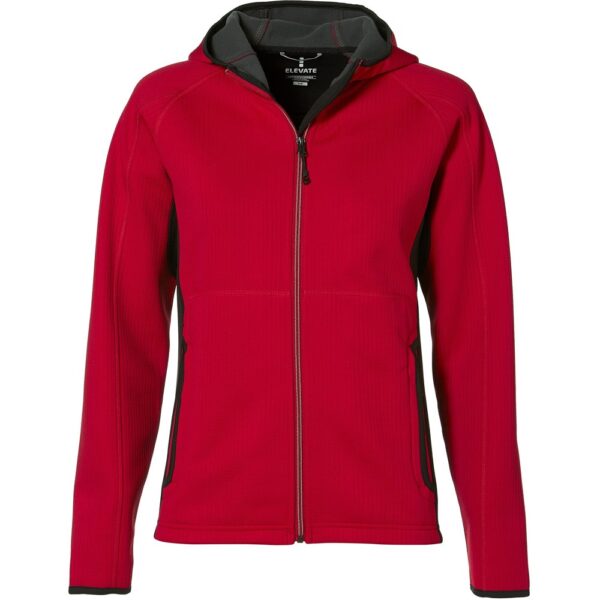 Ladies Ferno Bonded Knit Jacket - Red - Image 2