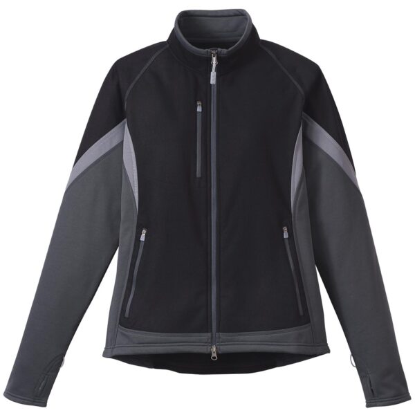 Ladies Jozani Hybrid Softshell Jacket - Black - Image 2