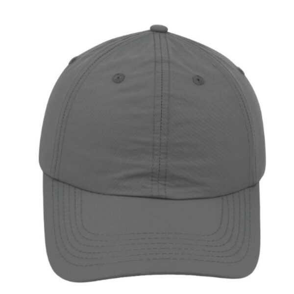 F23600GREY - Crushed Nylon 6 Panel Cap - Grey