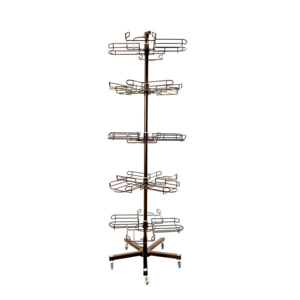 H00-DPLYRK-CUST - Customized 5 Layer-4 Basket - Customized 5 Layer 4 Basket Sports Hat Rack 700*700*1800