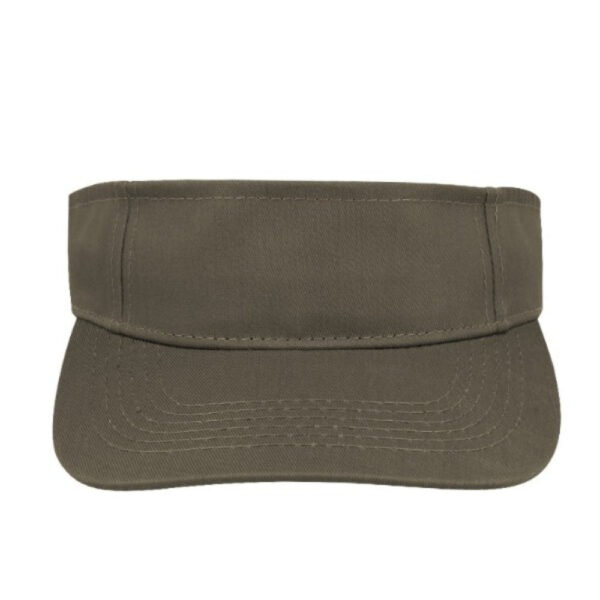 6052KHAKI - Twill Visor - Khaki