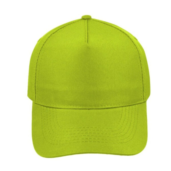 V5002LIME - 5 Panel Promo Cap - Lime