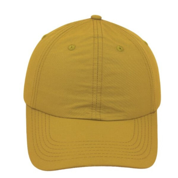 F23600MUSTARD - Crushed Nylon 6 Panel Cap - Mustard