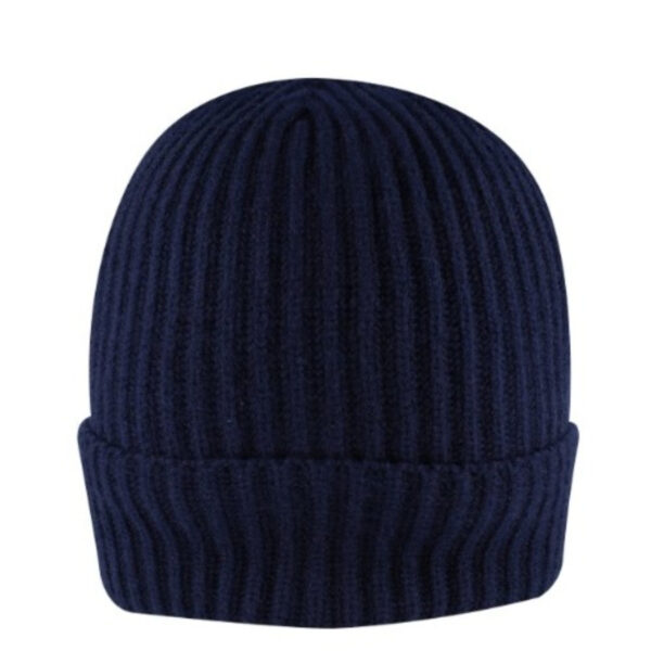 B2201NAVY - Feather Touch Cuffed Beanie - Navy