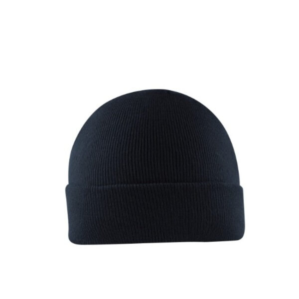 U22902NAVY - Viscose Cuffed Beanie - Navy