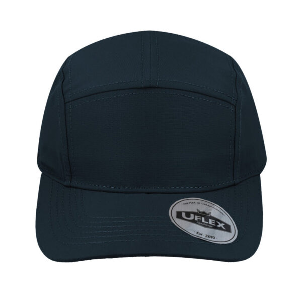 U23505NAVY - 5 Panel Ripstop Cap - Navy