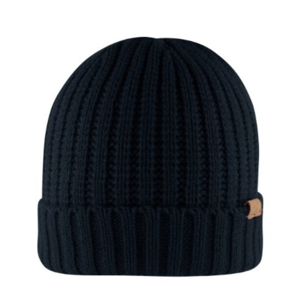 B2200NAVY - Rib Knit Cuffed Beanie - Navy