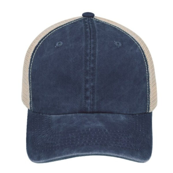 F22600NAVYBLUE - Max Wash 6 Panel Trucker - Navy