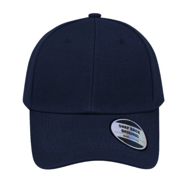 S17607NAVY - American Curved Peak - Navy