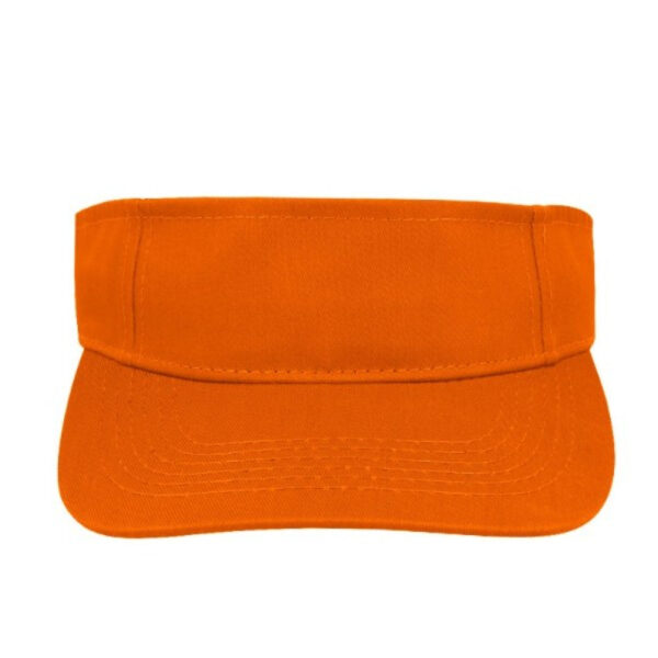 6052ORANGE - Twill Visor - Orange