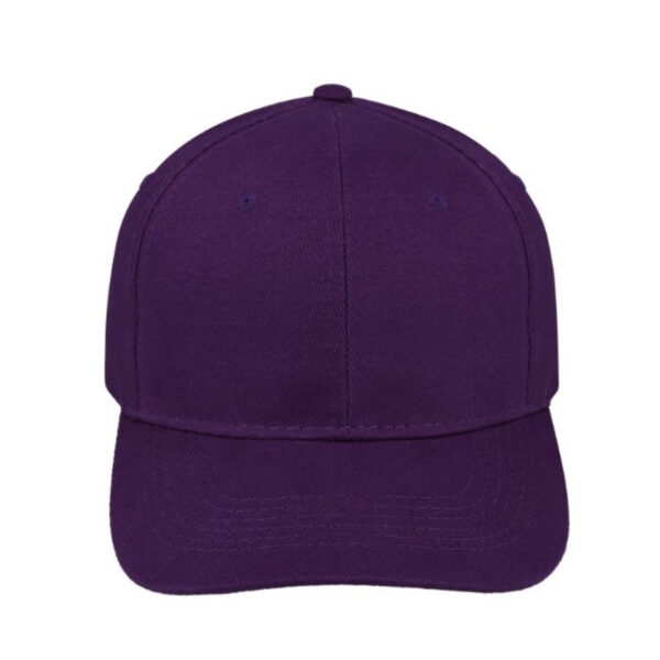 V6009PURPLE - 6 Panel Brushed Cotton Cap - Purple