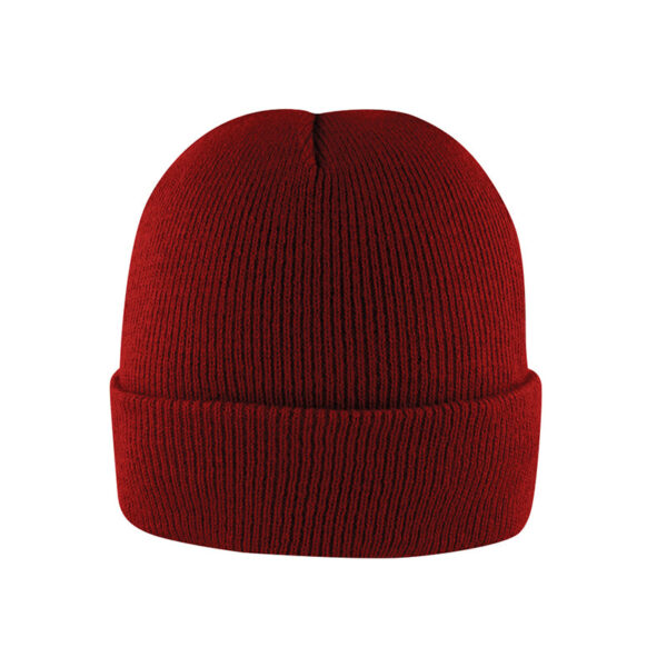 VB001RED - Value Cuffed Beanie - Red