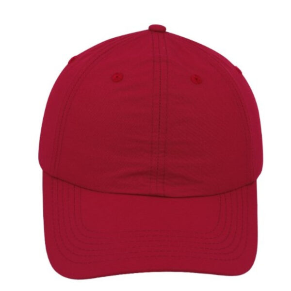 F23600RED - Crushed Nylon 6 Panel Cap - Red