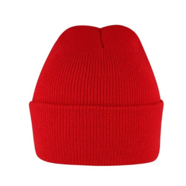 KB001RED - Kiddies Knitted Beanies - Red