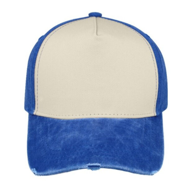 F21500ROYAL/STN - Pigment Washed 5 Panel - Royal