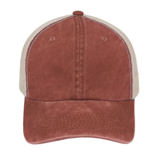 F22600RUST - Max Wash 6 Panel Trucker - Rust