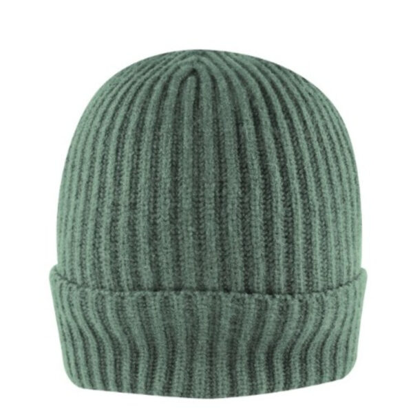 B2201SAGE - Feather Touch Cuffed Beanie - Sage-x