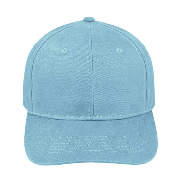 V6009SKY - 6 Panel Brushed Cotton Cap - Sky