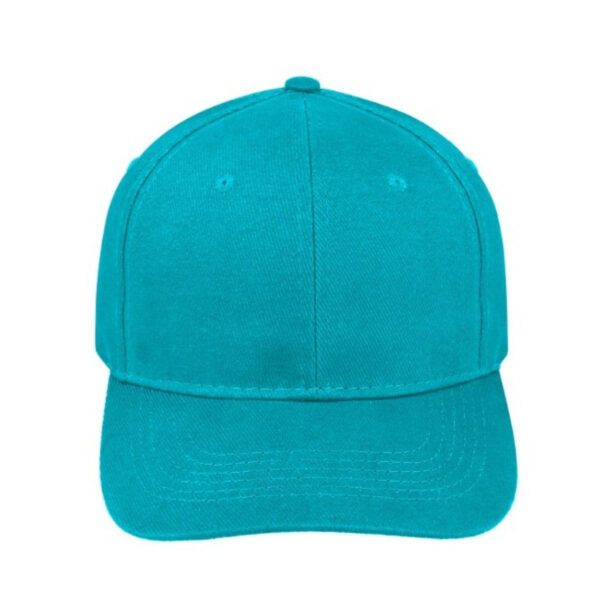 V6009TURQUIOSE - 6 Panel Brushed Cotton Cap - Turquoise