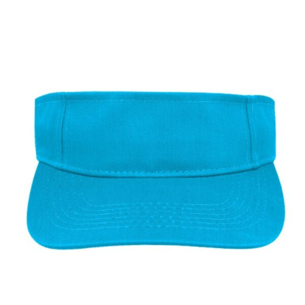 6052TURQ - Twill Visor - Turquoise