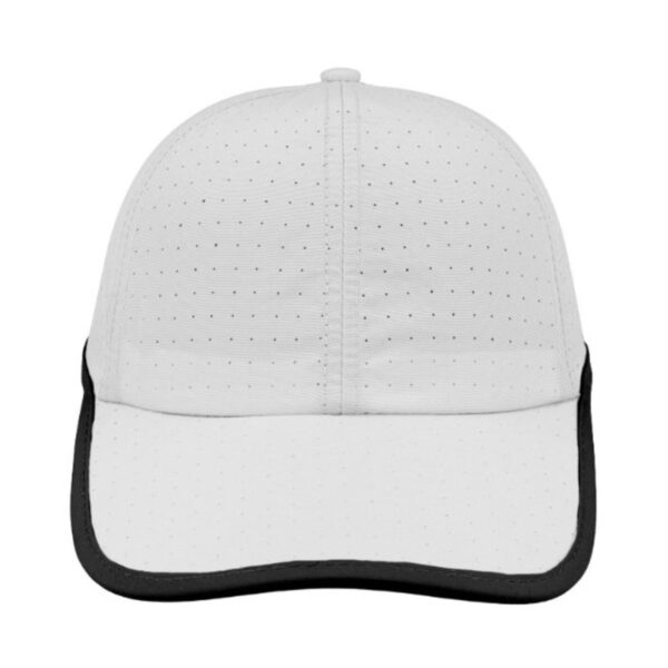 P19600WHT/BLK - Endurance Laser Cap - White/Black