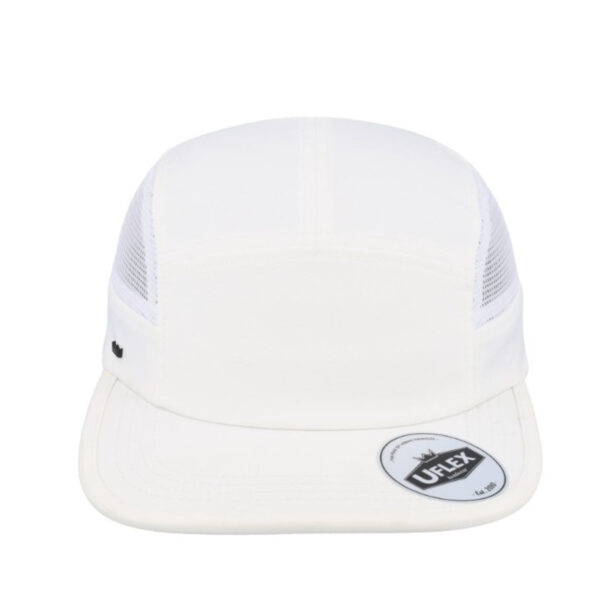 U23002WHTWHT - 6 Panel Recycled Active cap - White