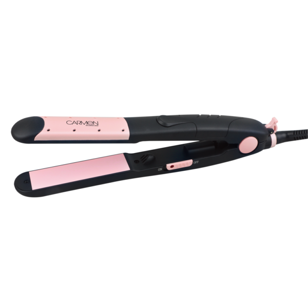 1237 - CARMEN WET 'N DRY STRAIGHTENER - BLACK