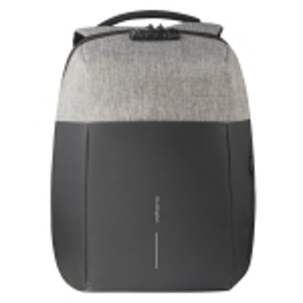 Volkano Smart Deux Laptop Backpack Black/Lt Grey.