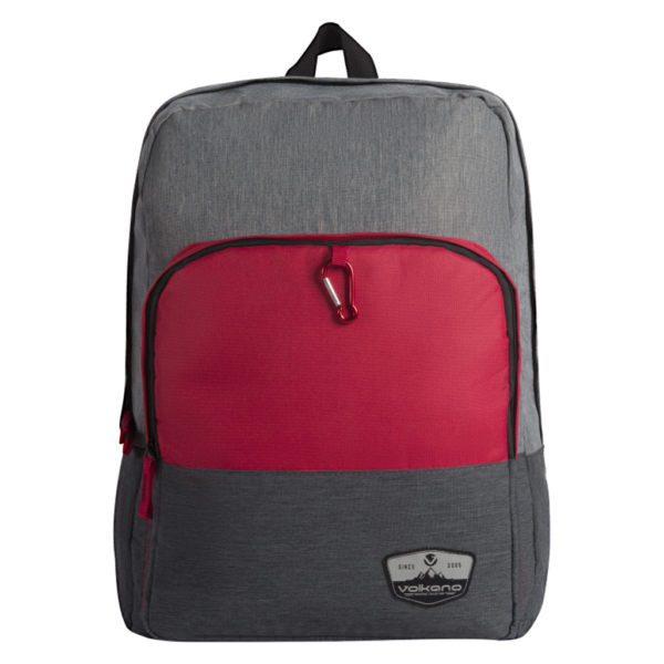 Volkano Ripper 15.6” Laptop Backpack Grey/Red.