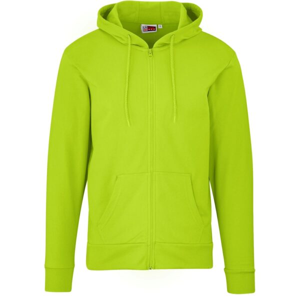 Mens Bravo Hooded Sweater - Lime - Image 2