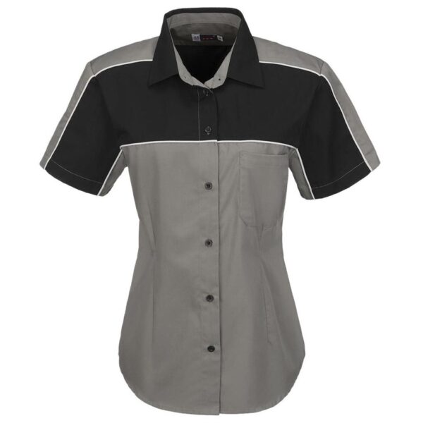 Ladies Daytona Pitt Shirt - Grey - Image 2