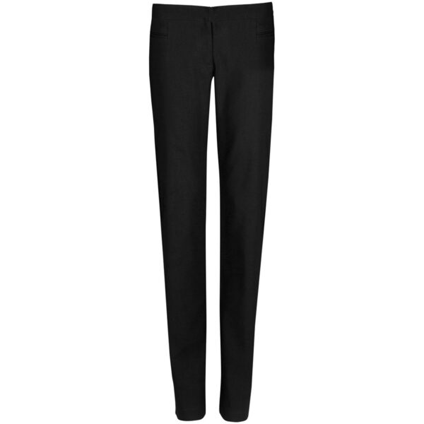 Ladies Cambridge Flat Front Pants - Black - Image 2