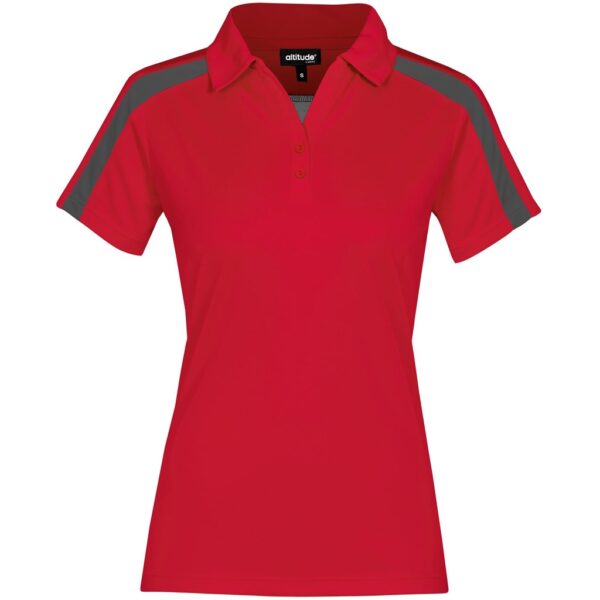 Ladies Nautilus Golf Shirt - Red