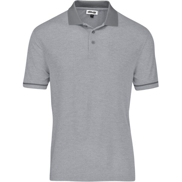 Mens Verge Golf Shirt - Light Grey