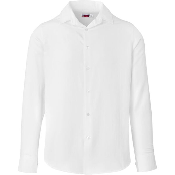 Mens Long Sleeve Wallstreet Shirt - White