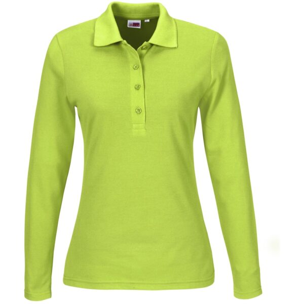 Ladies Long Sleeve Elemental Golf Shirt - Lime