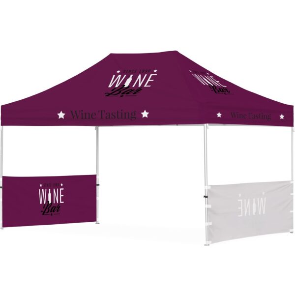 Ovation Sublimated Gazebo 4.5m X 3m - 2 Short Half-Wall Skins