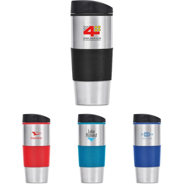 Ridge Stainless Steel & Plastic Double-Wall Tumbler - 450ml