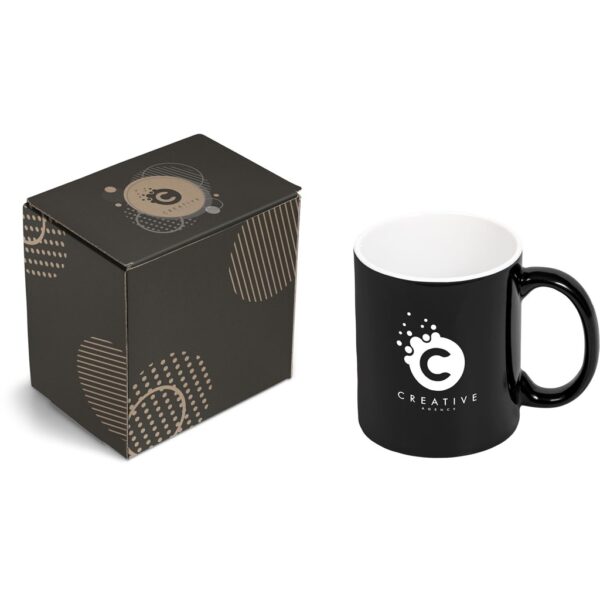 Omega Mug in Bianca Custom Gift Box - Black