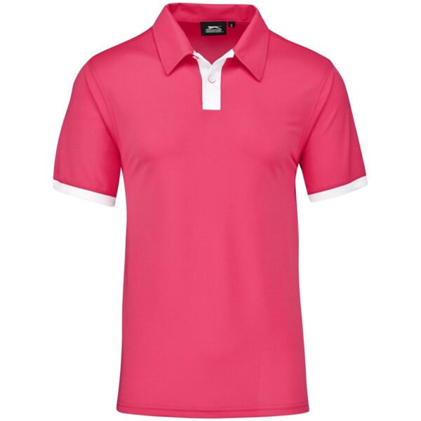 Mens Contest Golf Shirt - Pink