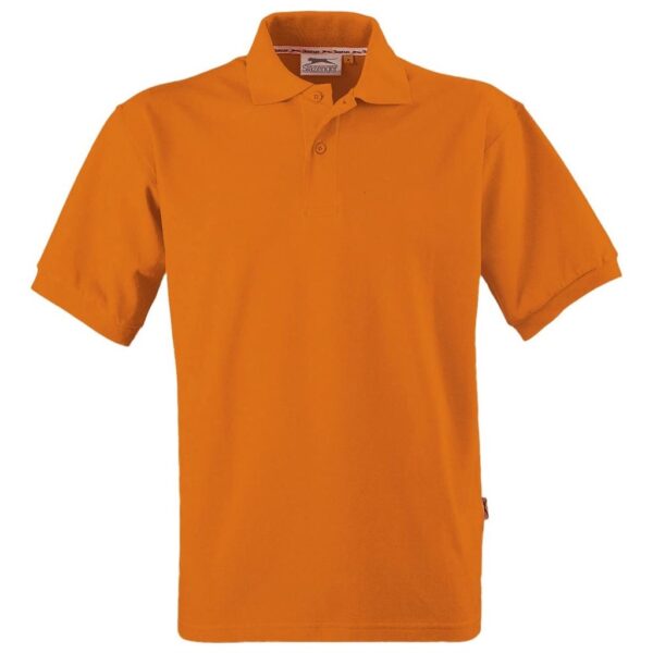 Mens Crest Golf Shirt - Orange