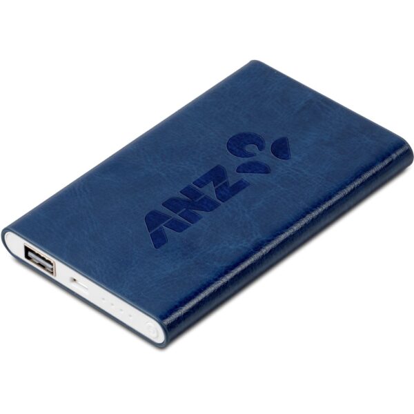 Renaissance Slim Power Bank - 4,000mAh - Navy