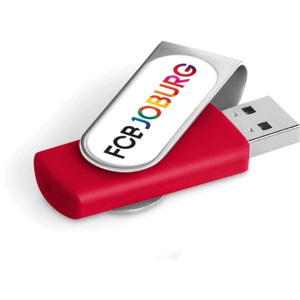 Axis Dome Flash Drive - 8GB - Red