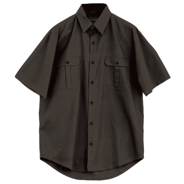 Plain Bush Shirt Mens - Image 12