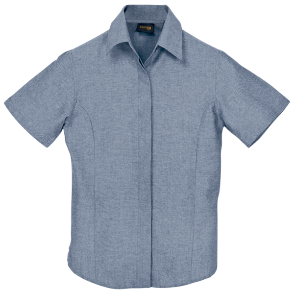 Oxford Blouse Short Sleeve Ladies - Image 6