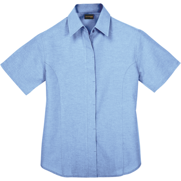 Oxford Blouse Short Sleeve Ladies - Image 9