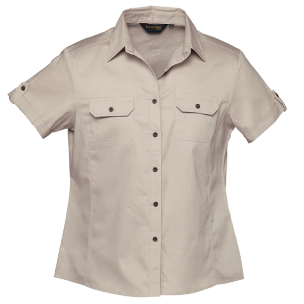 Plain Bush Shirt Ladies - Image 8