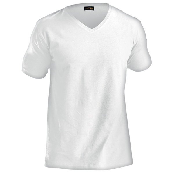 170g Slim Fit V-Neck T-Shirt Mens - Image 12