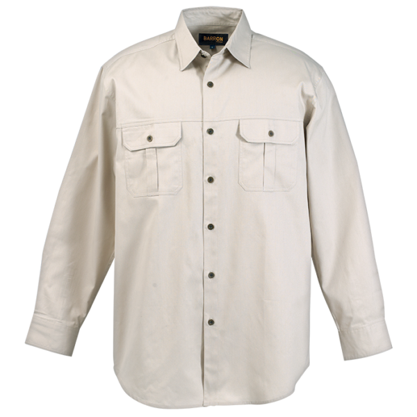 Bush Shirt Long Sleeve Mens - Image 7